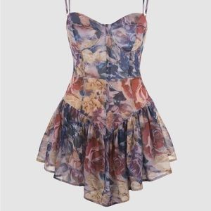 Cider Floral printed Cami dress. New with tags.size L